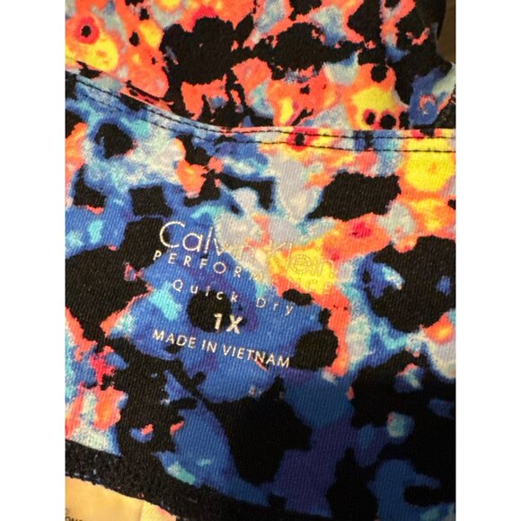 Calvin Klein Performance Quick Dry Leggings 1X - Picture 4 of 4